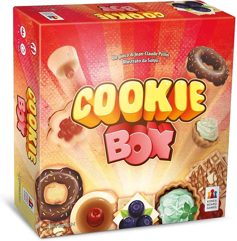 Asmodee - Cookie Box, Gioco da Tavolo per Tutta la Famiglia, 2-4 Giocatori, 6+ Anni, Edizione in Italiano