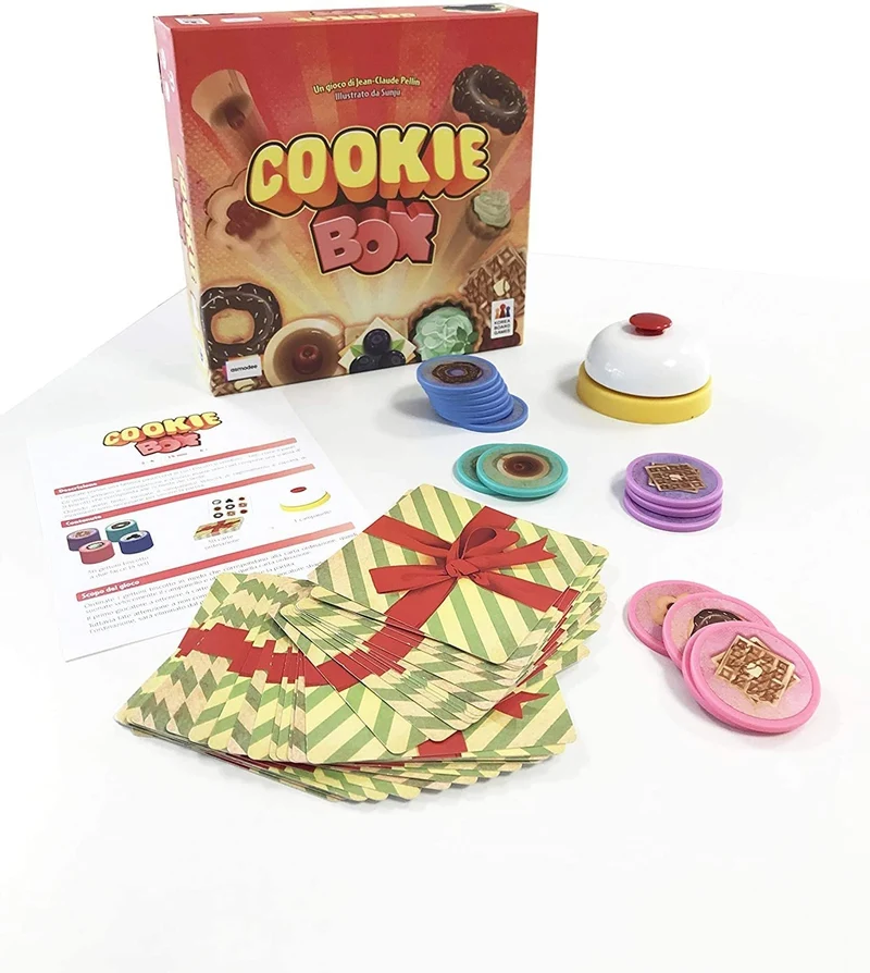 Asmodee - Cookie Box, Gioco da Tavolo per Tutta la Famiglia, 2-4 Giocatori, 6+ Anni, Edizione in Italiano