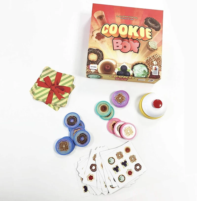 Asmodee - Cookie Box, Gioco da Tavolo per Tutta la Famiglia, 2-4 Giocatori, 6+ Anni, Edizione in Italiano
