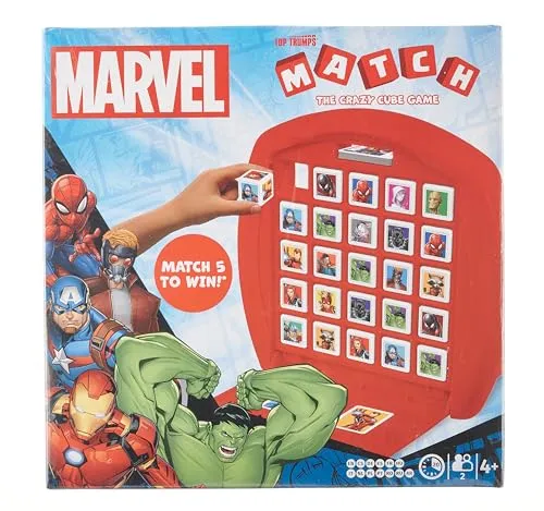 Top Trumps Match Marvel Avengers Giochi Da Tavolo - Giochi Da Tavolo Per 2 Giochi Educativi, Per Giocatori In Età 4 Plus E Fan Di Marvel Avengers.