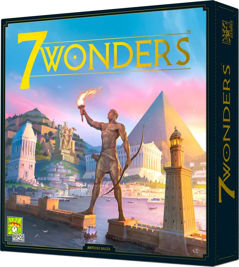 Asmodee: 7 Wonders, Gioco da Tavolo, 3-7 Giocatori, 10+ Anni, Edizione In Italiano