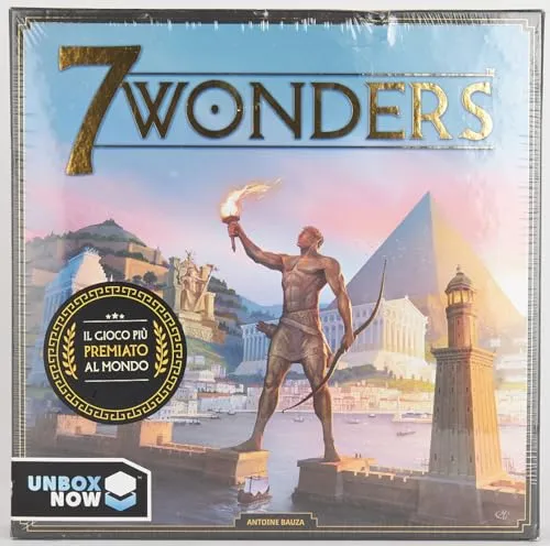Asmodee: 7 Wonders, Gioco da Tavolo, 3-7 Giocatori, 10+ Anni, Edizione In Italiano