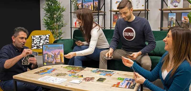 Asmodee: 7 Wonders, Gioco da Tavolo, 3-7 Giocatori, 10+ Anni, Edizione In Italiano