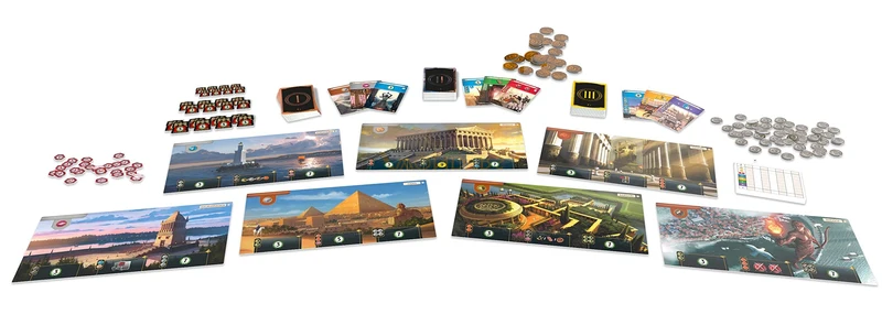 Asmodee: 7 Wonders, Gioco da Tavolo, 3-7 Giocatori, 10+ Anni, Edizione In Italiano