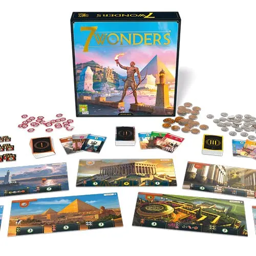 Asmodee: 7 Wonders, Gioco da Tavolo, 3-7 Giocatori, 10+ Anni, Edizione In Italiano