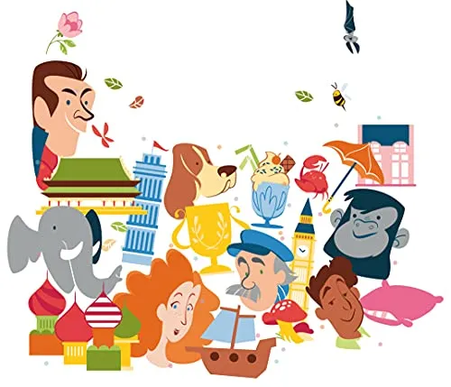 Clementoni - Nomi Cose e Città, Gioco da Tavolo con 29 Carte Categoria, per Bambini dai 7 Anni in Su e Tutta la Famiglia, 2-6 Giocatori, Idea Regalo Made in Italy, Lingua Italiana, 16634