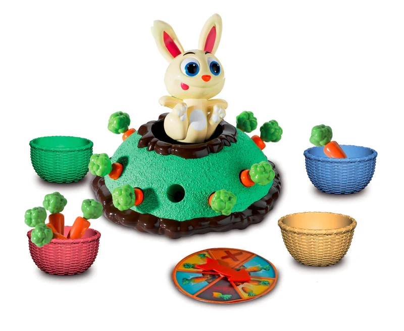 Goliath Acchiappa il Coniglio, Gioco da Tavolo per Bambini e Bambine dai 4 Anni in su, Gioco d'Azione con Coniglio e Carote, Stimola i Riflessi, Gioco per Regalo