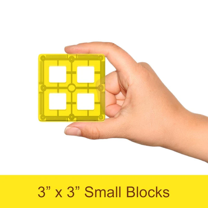 Desire Deluxe Set tessere magnetiche - Gioco Educativo per bambini e bambine - Età 3 4 5 6 7 anni - Impara con le costruzioni - 57 pz