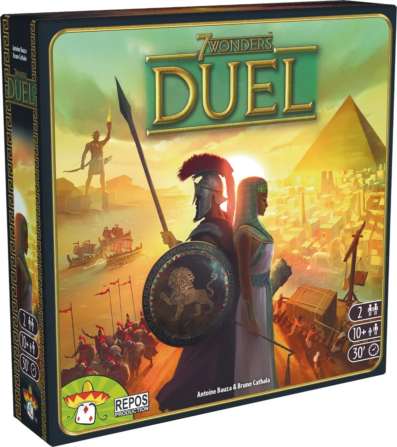 Asmodee - 7 Wonders Duel - Gioco da Tavolo di Strategia per 2 Giocatori, 10+ Anni, Edizione in Italiano