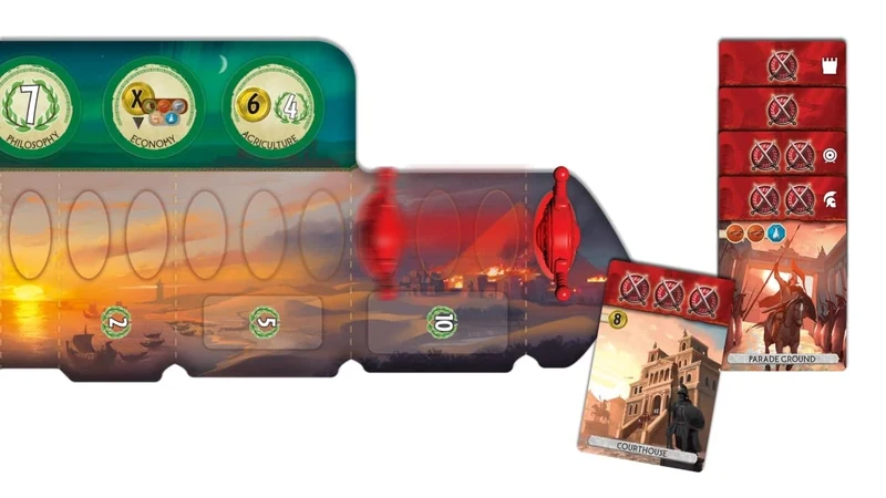 Asmodee - 7 Wonders Duel - Gioco da Tavolo di Strategia per 2 Giocatori, 10+ Anni, Edizione in Italiano