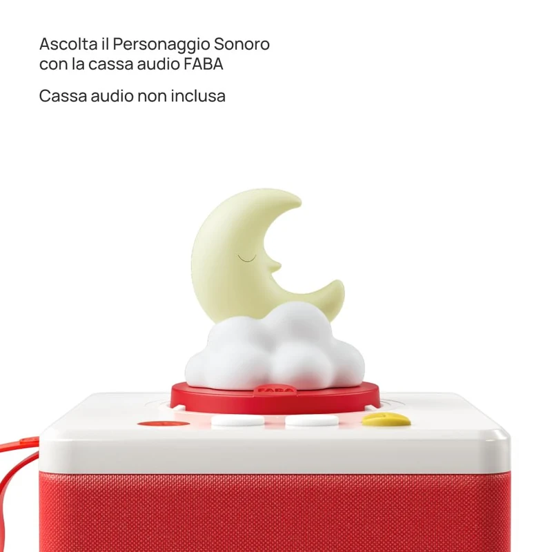 FABA Personaggio Sonoro – Storie della buonanotte – Storie e fiabe sonore – Giocattolo con Contenuto Educativo, Bambini e bambine 3-5 anni, Versione Italiana