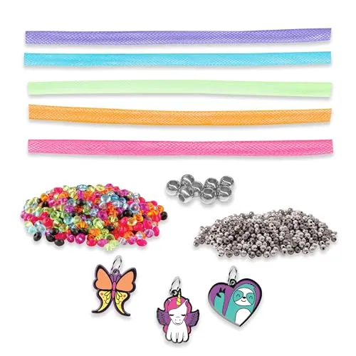CRAYOLA Fashion Angels - Set Crea i Tuoi Braccialetti Unicorn Magic, attività Creativa e Regalo per Bambine, da 8 Anni