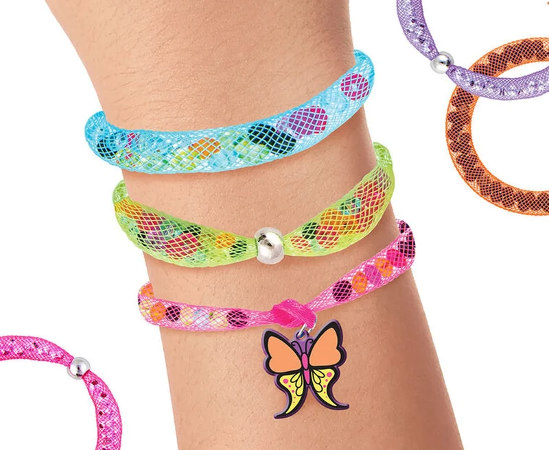 CRAYOLA Fashion Angels - Set Crea i Tuoi Braccialetti Unicorn Magic, attività Creativa e Regalo per Bambine, da 8 Anni
