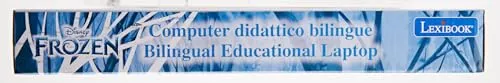 Lexibook Disney Frozen 2 Computer Portatile Educativo Bilingue Italiano/Inglese 124 attività Matematica Logica Musica Orologio JC598FZi5 3+anni