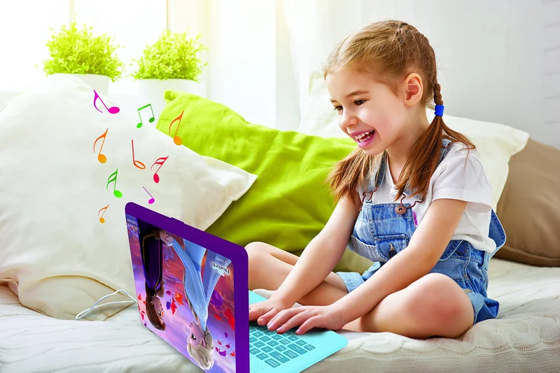 Lexibook Disney Frozen 2 Computer Portatile Educativo Bilingue Italiano/Inglese 124 attività Matematica Logica Musica Orologio JC598FZi5 3+anni