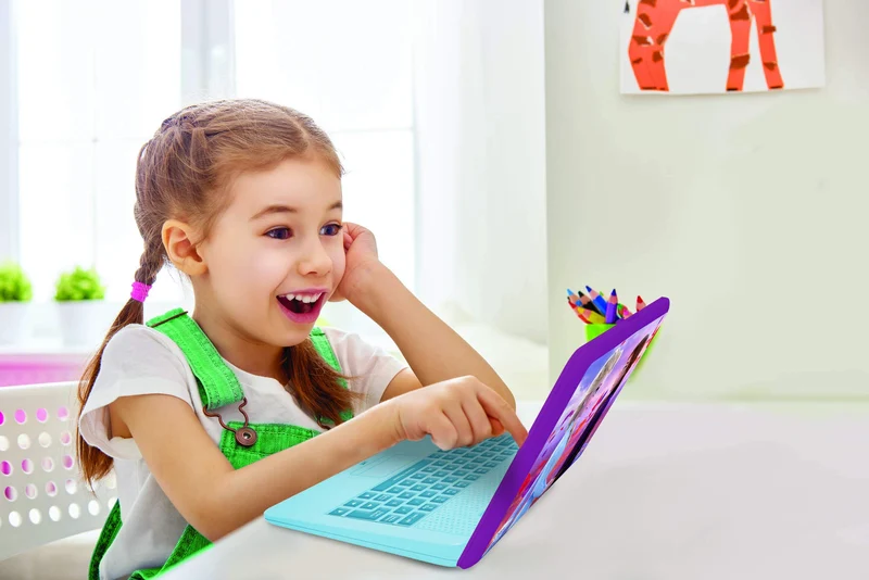 Lexibook Disney Frozen 2 Computer Portatile Educativo Bilingue Italiano/Inglese 124 attività Matematica Logica Musica Orologio JC598FZi5 3+anni