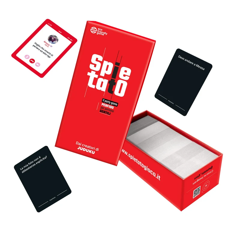 Spietato - Gioco di carte - Gioco da tavolo per Adulti - Ideale per le serate tra amici, Edizione in Italiano - dai creatori JUDUKU