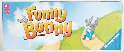 Ravensburger - Funny Bunny, Gioco da Tavolo, 2-4 Giocatori, Idea Regalo per Bambini e Bambine 4+ Anni, Edizione in Italiano