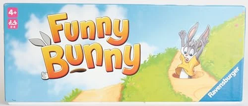 Ravensburger - Funny Bunny, Gioco da Tavolo, 2-4 Giocatori, Idea Regalo per Bambini e Bambine 4+ Anni, Edizione in Italiano