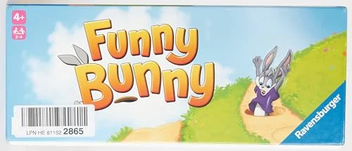 Ravensburger - Funny Bunny, Gioco da Tavolo, 2-4 Giocatori, Idea Regalo per Bambini e Bambine 4+ Anni, Edizione in Italiano