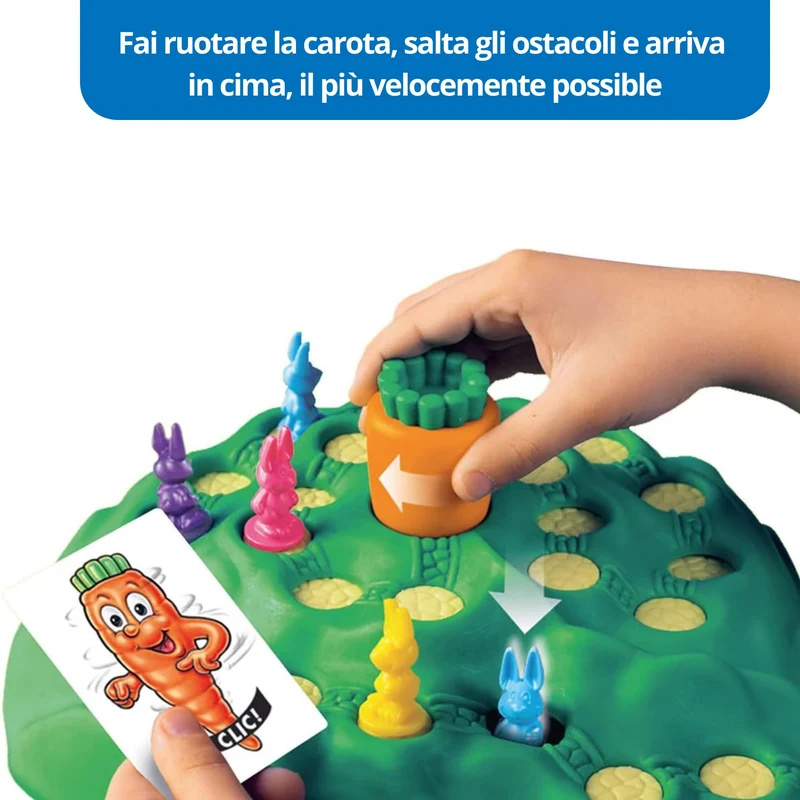 Ravensburger - Funny Bunny, Gioco da Tavolo, 2-4 Giocatori, Idea Regalo per Bambini e Bambine 4+ Anni, Edizione in Italiano