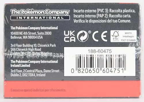 Pokémon Confezione di buste dell’espansione Scarlatto e Violetto - Cronoforze del GCC (buste di espansione), edizione in italiano, Amazon Exclusive