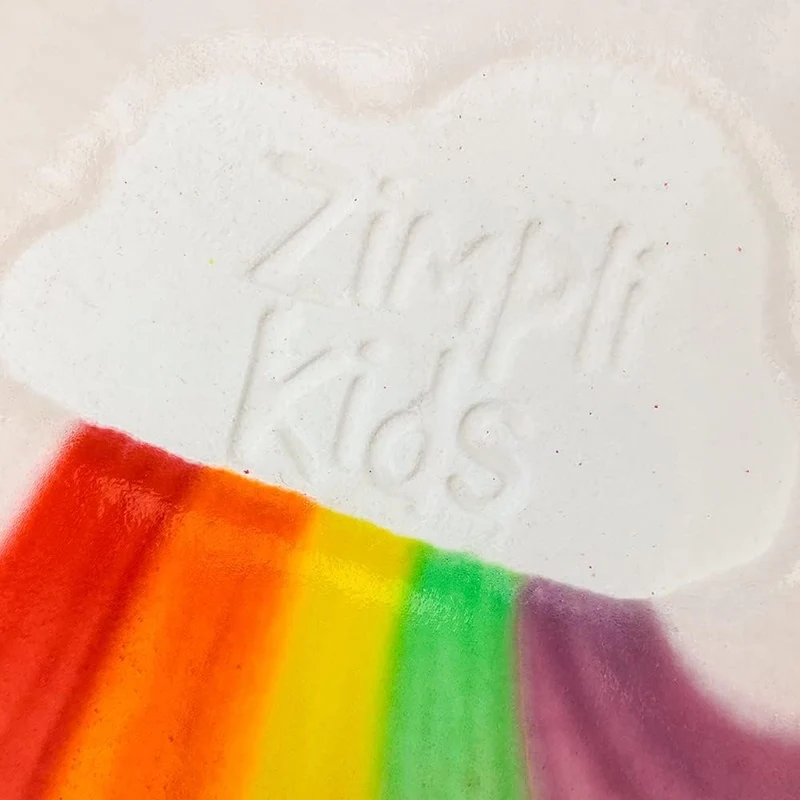 Zimpli Kids- Bomba da Bagno Grande Nuvola Arcobaleno, Multicolore ad Effetto Speciale, Regalo in Scatola Ragazze, Colore Bombe frizzanti, Compleanno per Bambini, 6361