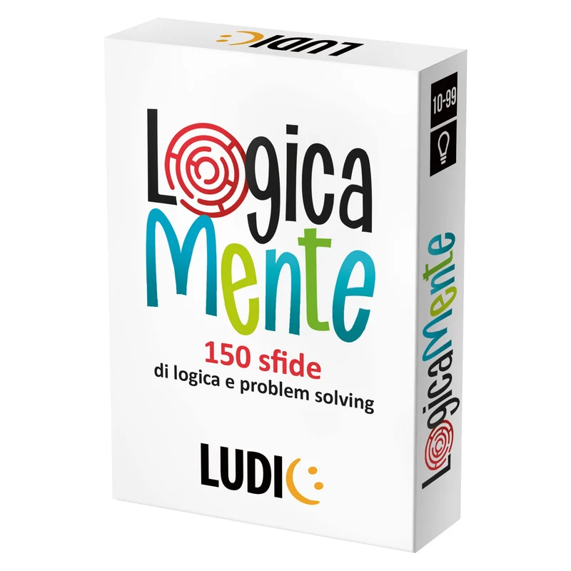Ludic Logicamente 150 Sfide Di Logica E Problem Solving It54112 Gioco Di Società Formato Viaggio Per 1+Giocatori