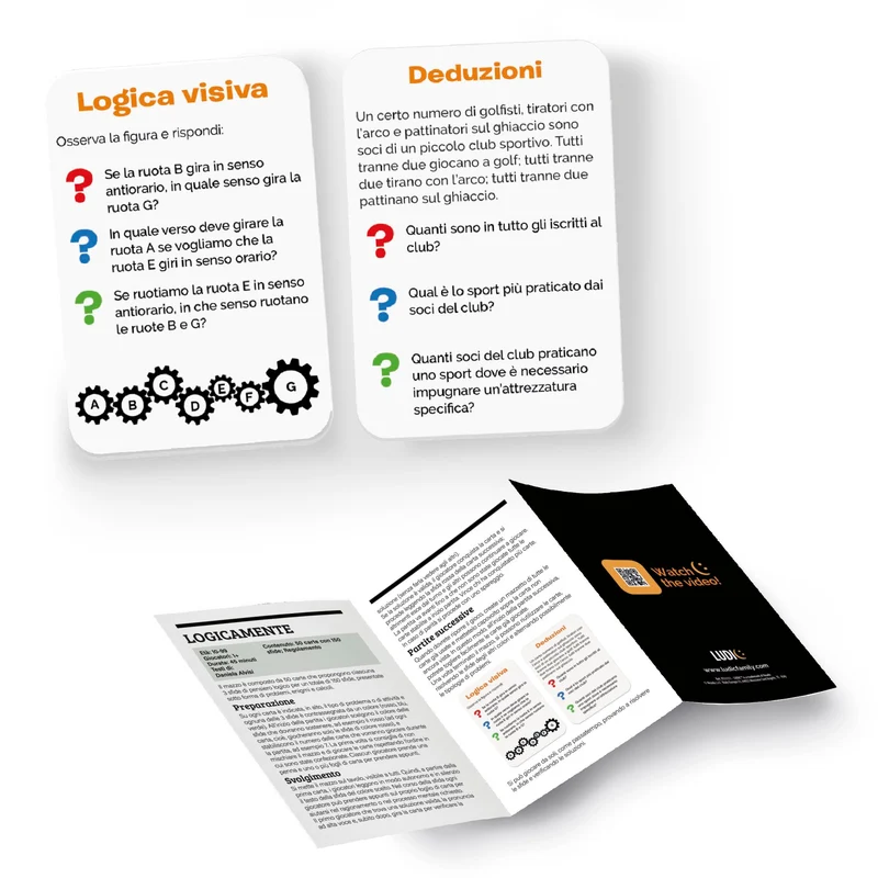 Ludic Logicamente 150 Sfide Di Logica E Problem Solving It54112 Gioco Di Società Formato Viaggio Per 1+Giocatori
