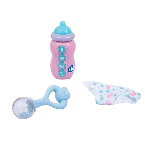 Cicciobello Baby Monitor, Bambola Interattiva con Corpo Morbido da 30 cm, Giochi Bambini 2 anni, Accessori Inclusi e Funzioni Guidate dal Monitor Biberon
