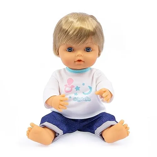 Cicciobello Baby Monitor, Bambola Interattiva con Corpo Morbido da 30 cm, Giochi Bambini 2 anni, Accessori Inclusi e Funzioni Guidate dal Monitor Biberon