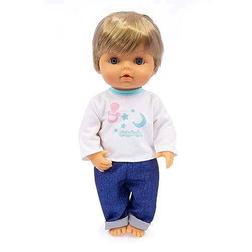 Cicciobello Baby Monitor, Bambola Interattiva con Corpo Morbido da 30 cm, Giochi Bambini 2 anni, Accessori Inclusi e Funzioni Guidate dal Monitor Biberon