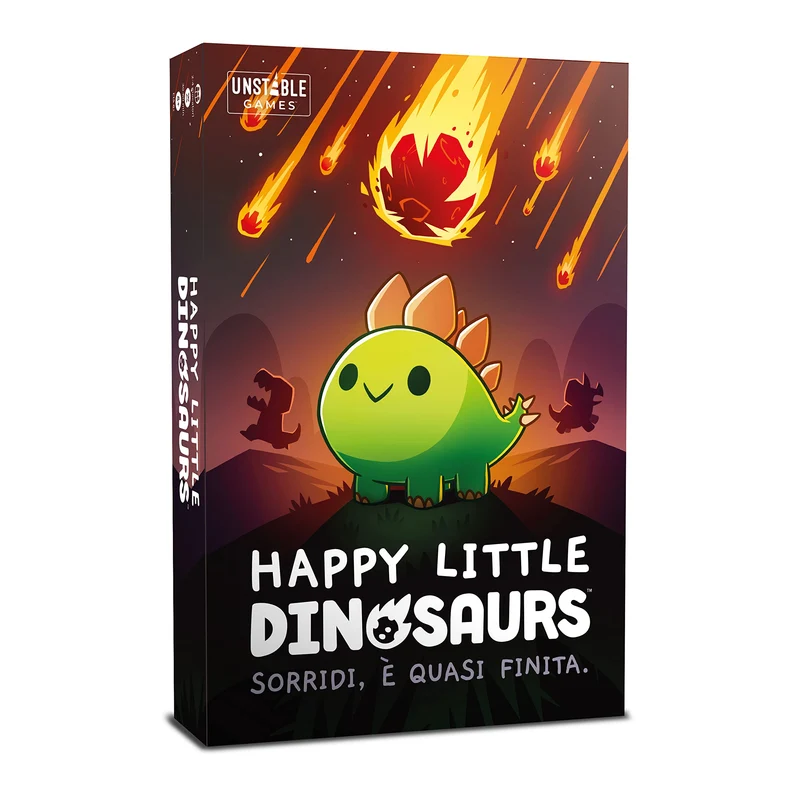 Asmodee - Happy Little Dinosaurs, Gioco da Tavolo, 2-4 Giocatori, 8+ Anni, Edizione In Italiano