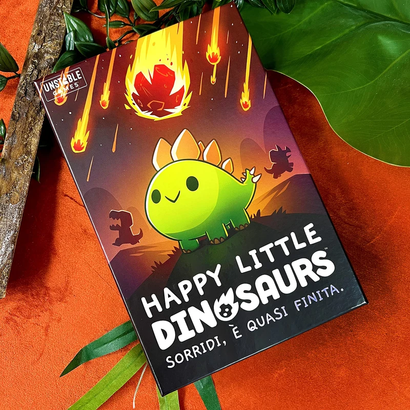 Asmodee - Happy Little Dinosaurs, Gioco da Tavolo, 2-4 Giocatori, 8+ Anni, Edizione In Italiano