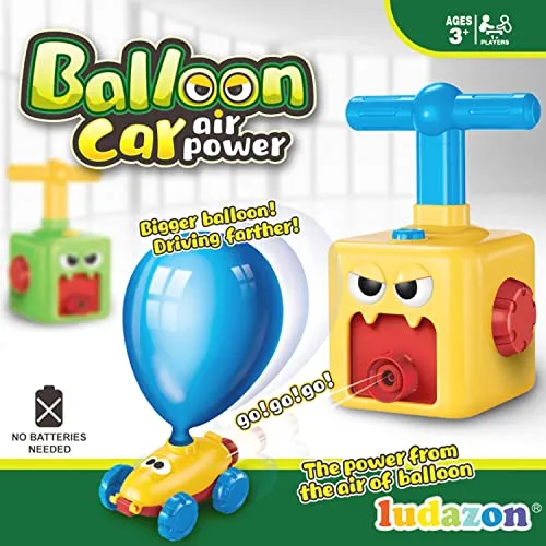 LUDAZON® Macchinine ad Aria, Questo Giocattolo divertirà da matti il tuo Bambino, Giochi Bambini 2 3 4 5 Anni per Maschio e Femmina, Regalo Educativo per Bambino e Bambina, Guarda Il Video