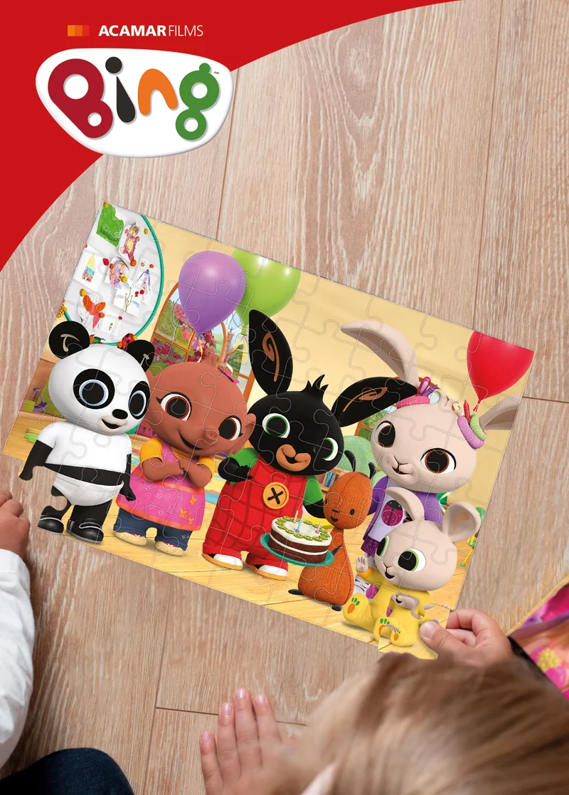 Lisciani Giochi Bing Puzzle M-Plus 24, Happy Birthday, 99429