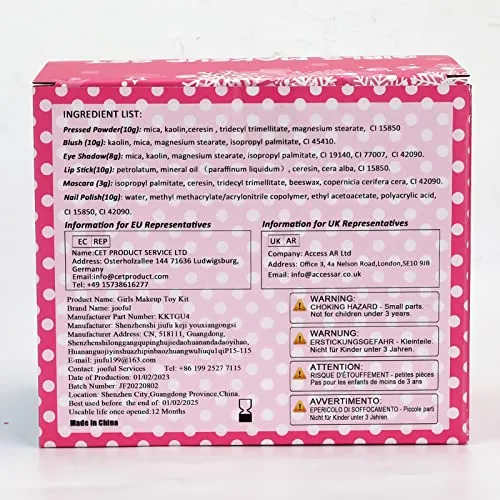 Trucchi Bambina Set, 55 pezzi Trucchi Bambina Anallergici, Lavabile Set Di Trucchi Per Bambini, Valigetta Trucchi Bambina, Giochi Bambina Natale Compleanno Regalo Bambina 3 4 5 6 7 8 9 10 Anni
