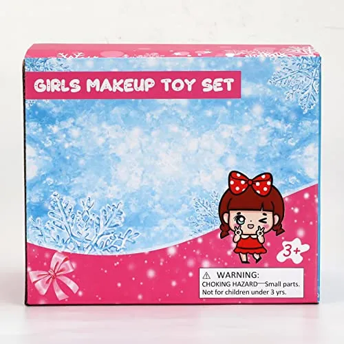 Trucchi Bambina Set, 55 pezzi Trucchi Bambina Anallergici, Lavabile Set Di Trucchi Per Bambini, Valigetta Trucchi Bambina, Giochi Bambina Natale Compleanno Regalo Bambina 3 4 5 6 7 8 9 10 Anni