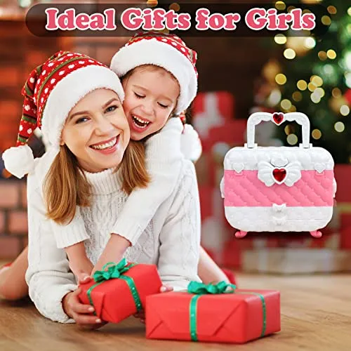 Trucchi Bambina Set, 55 pezzi Trucchi Bambina Anallergici, Lavabile Set Di Trucchi Per Bambini, Valigetta Trucchi Bambina, Giochi Bambina Natale Compleanno Regalo Bambina 3 4 5 6 7 8 9 10 Anni