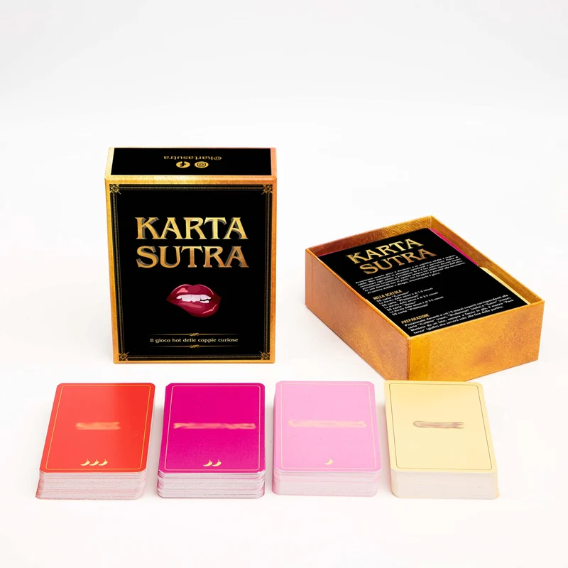 CARTA SUTRA Giochi di coppia – Gioco di coppia – 220 Carte – Giochi da tavolo adulti – Regali san valentino per lei/lui – Regali di coppia – Regalo donna – Regali per lui – Accessori per coppia