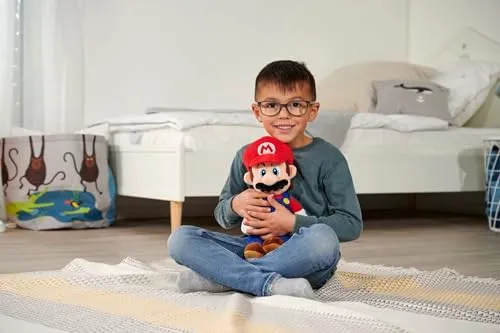 Simba Super Mario Peluche, 109231010, +0 Anni, 30 Cm