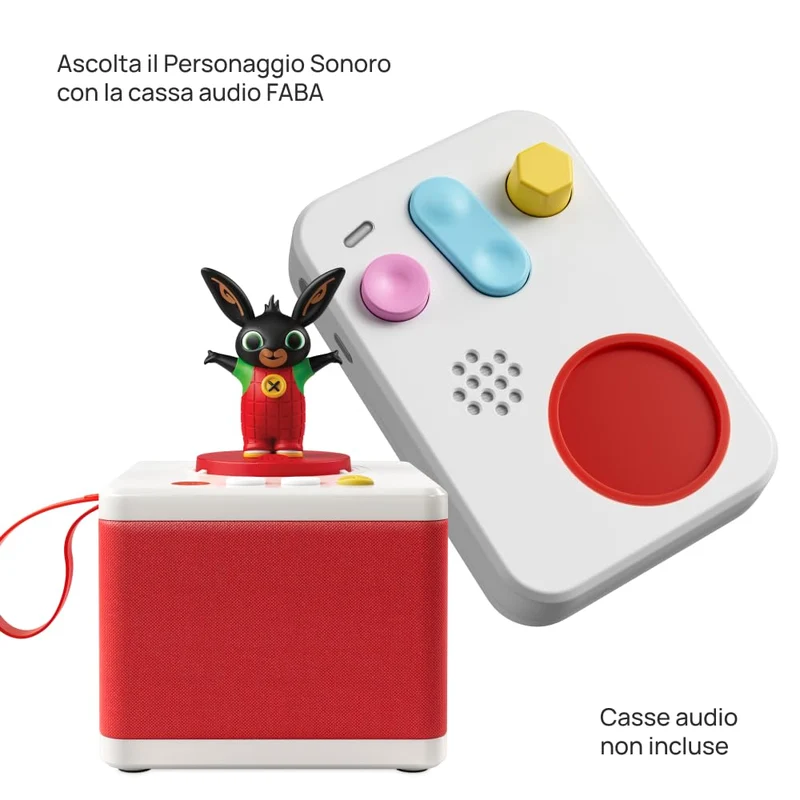 FABA Personaggio Sonoro – Un giorno con Bing - Storie e fiabe sonore per bambini e bambine 1-3 anni - Ascoltabile con FABA Raccontastorie e FABA+, versione Italiana