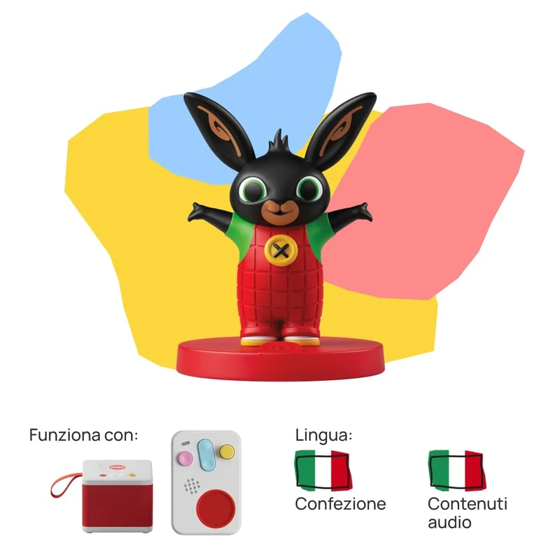 FABA Personaggio Sonoro – Un giorno con Bing - Storie e fiabe sonore per bambini e bambine 1-3 anni - Ascoltabile con FABA Raccontastorie e FABA+, versione Italiana