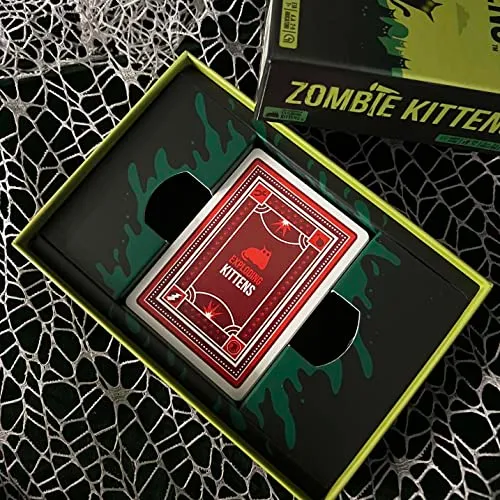 Asmodee - Zombie Kittens - Gioco di Carte, Party Game, 2-5 Giocatori, 7+ Anni, Edizione in Italiano