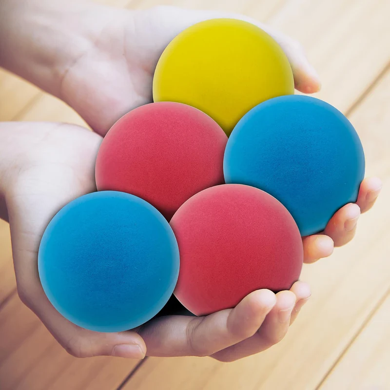 Mondo Toys - SOFT BALL 70 - Set 2 palle di spugna diametro 70 mm - 2 palline morbide - colori misti - 14860