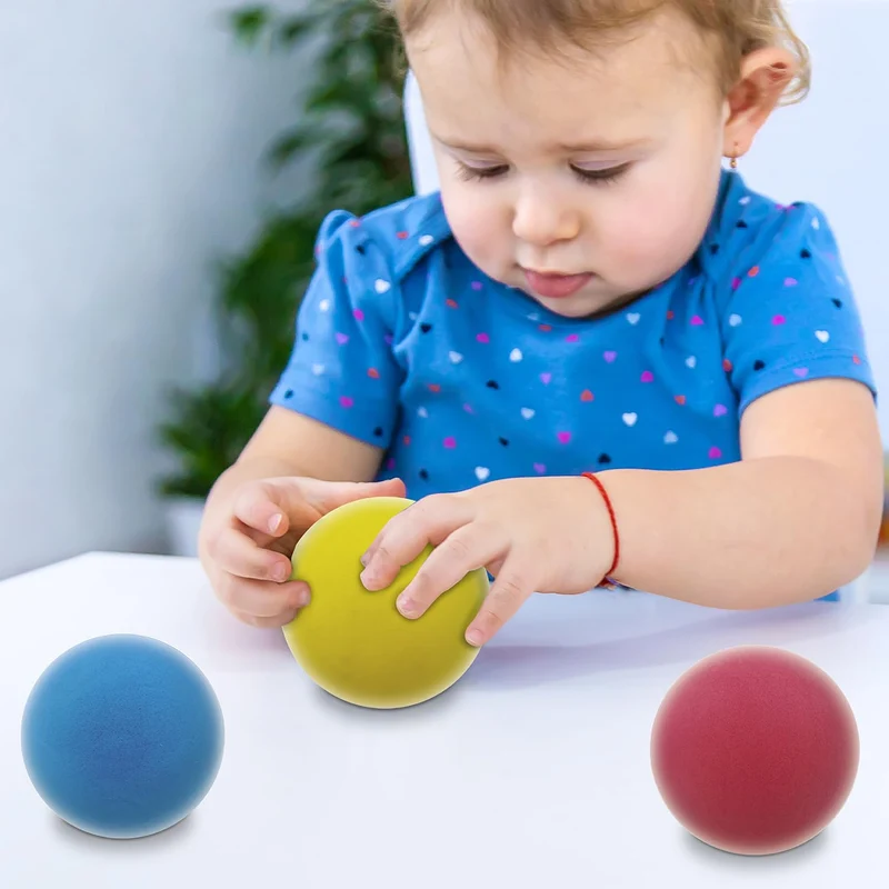 Mondo Toys - SOFT BALL 70 - Set 2 palle di spugna diametro 70 mm - 2 palline morbide - colori misti - 14860