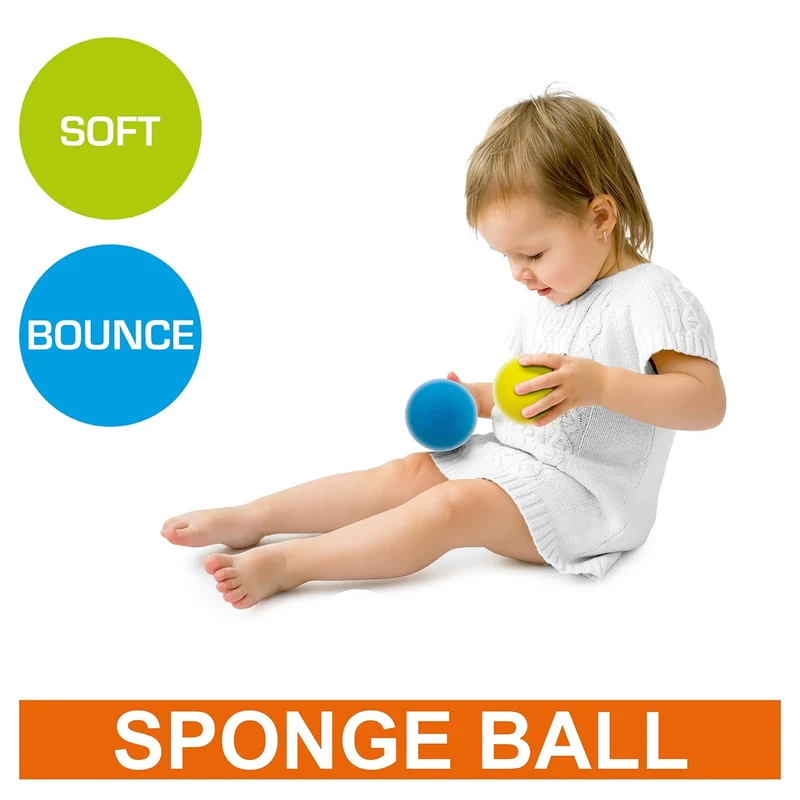 Mondo Toys - SOFT BALL 70 - Set 2 palle di spugna diametro 70 mm - 2 palline morbide - colori misti - 14860