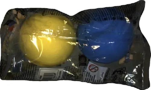 Mondo Toys - SOFT BALL 70 - Set 2 palle di spugna diametro 70 mm - 2 palline morbide - colori misti - 14860