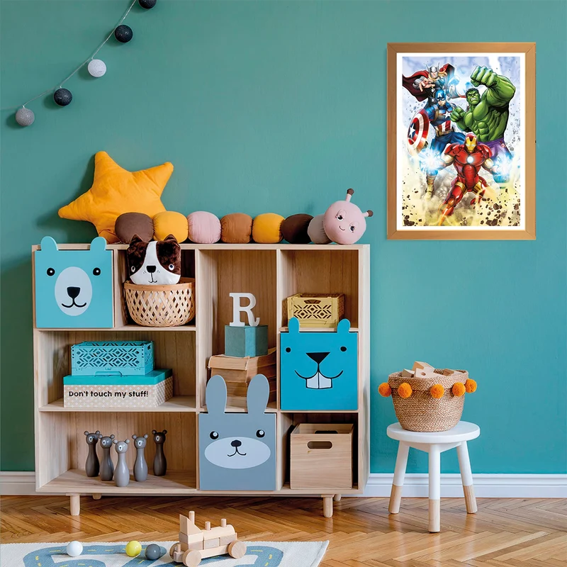 Clementoni - Puzzle per Bambini 60 Pezzi Supercolor, per Bambini 4+ Anni, Illustrazione con Personaggi Marvel Avengers, Supereroi, Idea Regalo, Made in Italy, 33,5x23,5 cm, 26193
