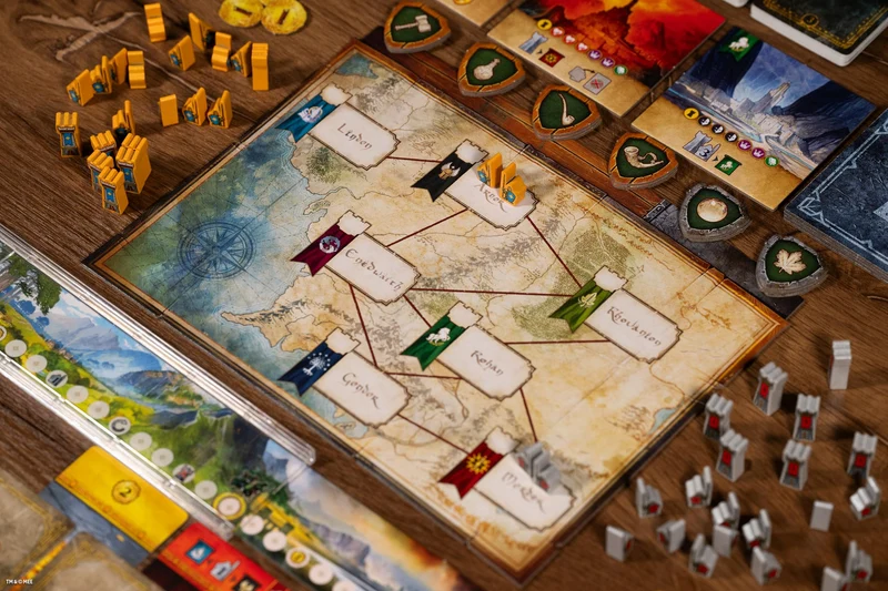 Asmodee Il Signore degli Anelli: Duel for Middle Earth, Gioco da Tavolo per 2 Giocatori, 10+ Anni, Edizione in Italiano